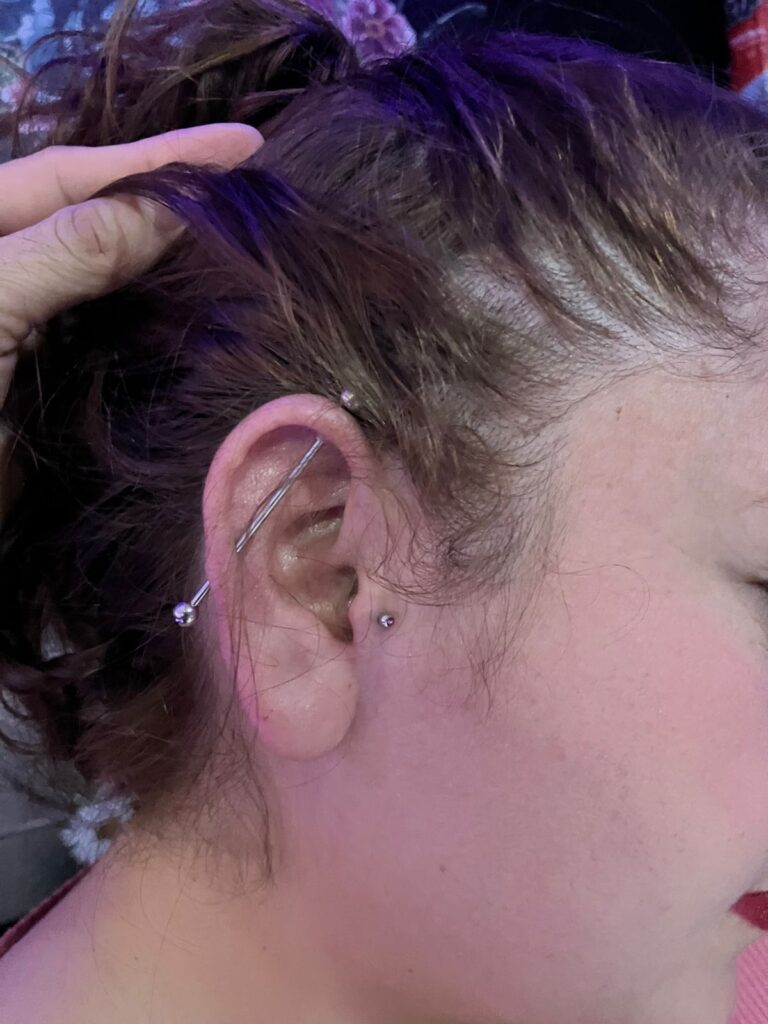 Ear piercing